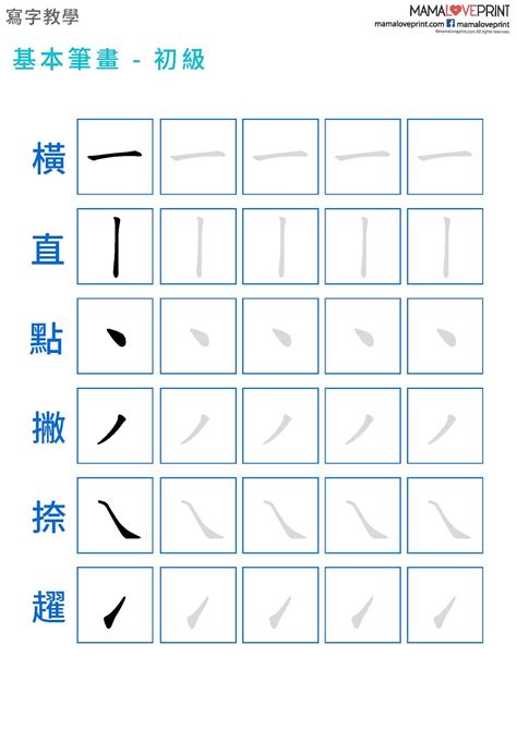 中筆劃|中文字結構知識